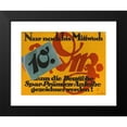 thumbnail image 2 of Lucian Bernhard 14x11 Black Modern Framed Museum Art Print Titled - Only Until Wednesday, December 10th, the German Spar Premium Bond Can Be Drawn (1917), 2 of 5