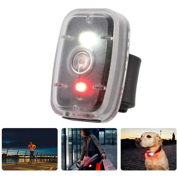 LNGOOR Bike Lights, Dog Collar Light, Running Light for Runners, Bike Tail Light, High Visibility for Cycling, Hiking, Dogs and Kids, Clip On LED Light with 5 Lighting Modes
