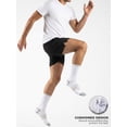 thumbnail image 5 of ARWSER 12 Pairs Mens Crew Socks Athletic Running Cushioned Breathable Socks, 5 of 6