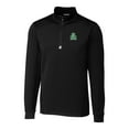 thumbnail image 2 of Men's Cutter & Buck Black Marshall Thundering Herd Big & Tall Traverse Stretch Quarter-Zip Pullover Top, 2 of 3