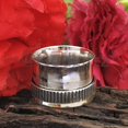 thumbnail image 4 of 925 Sterling Silver Band Ring, Handmade Spinner Band Ring, Healing Silver Ring, Worried Ring, Mediation Ring, Jewelry For Women's Gift, 4 of 7
