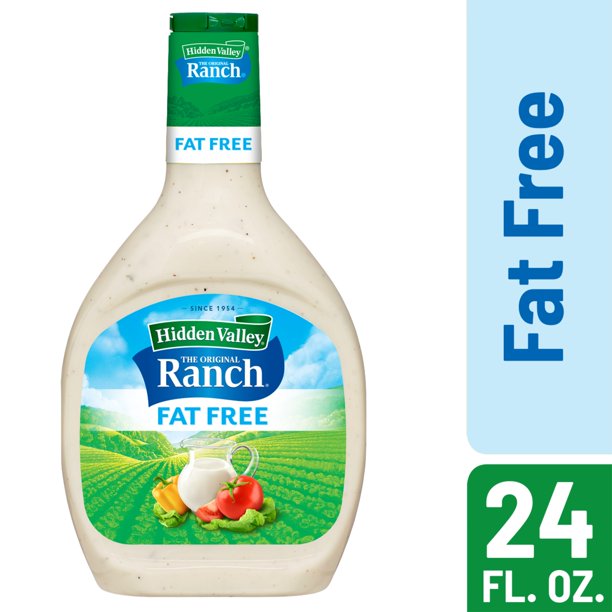 Hidden Valley Original Ranch Fat Free Salad Dressing Topping Gluten Free 24 Ounce Bottle Walmart Com Walmart Com