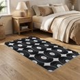 thumbnail image 2 of ODIKA 5'x7' Washable Area Rug Retro Cd Minimalist Groove Rings Shaped Music Disc Vinyl Record Playful for Small Living Room, Bedroom, Easy Care, Non-Shedding, Pet Friendly, 2 of 7