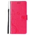 thumbnail image 6 of TECH CIRCLE for Apple iPhone 16 Pro Case 6.3" 2024 - PU Leather Flip Wallet Phone Case with Credit Card Holder Slots & Stand Function, Lightweight Slim Thin Cute Butterfly Cover with Lanyard, Rose, 6 of 7