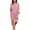 Dusty Rose, variant on Women 100% Cotton Robe Summer Short Sleeve Zip Front Robes Soft Knit Lightweight Bathrobe 1Piece(Pink,L)