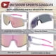 thumbnail image 5 of 1 juego de gafas de montar para motocicleta, anti-reflejo, Tri-Acetyl Cellulos, UV400, gafas para hombres y mujeres, lente rosa, marco blanco y rosa, 5 of 6
