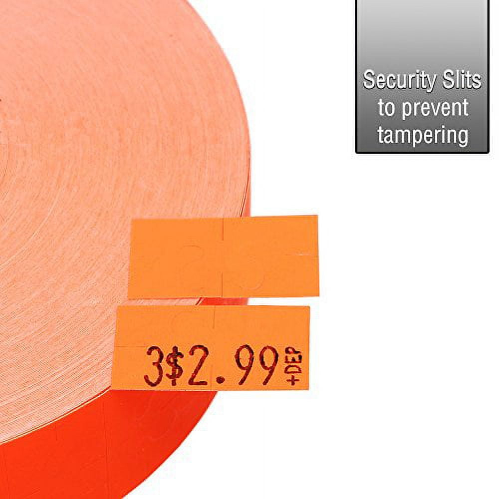 White Pricing Labels for Monarch 1131 Price Gun - 1 Sleeve, 20,000 Blank  Marking Labels - with Ink Roll Included 