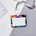thumbnail image 6 of Zufioo Tropical Palm Leaves Print Work Badge Protective Case, Waterproof Lanyard, Badge Transparent Clip, Suitable for Induction Card Badge Swipe Credit Card, 6 of 7