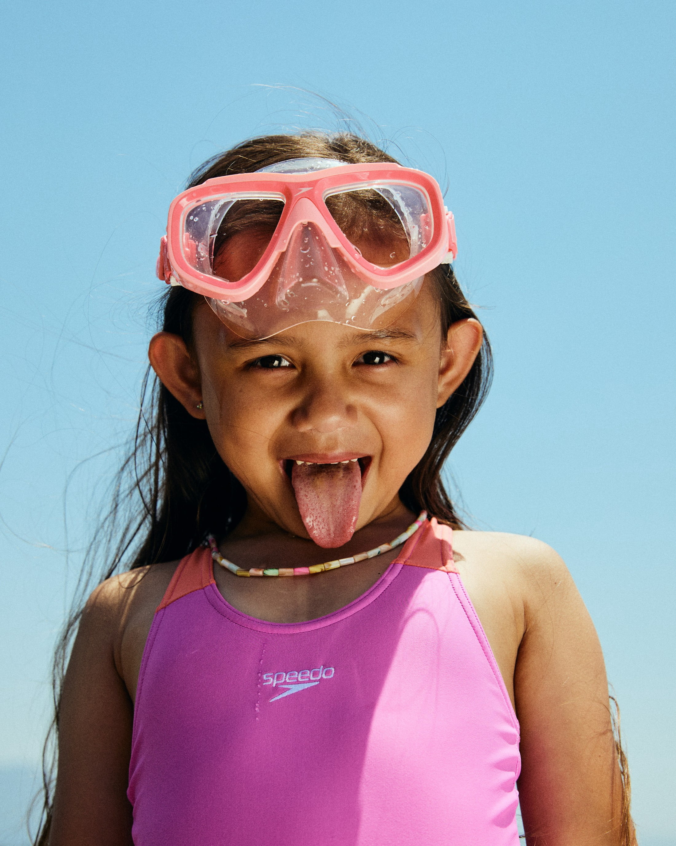 Speedo Kids Compass Swim Mask, Soft Fit with UV Protection, Ages 3-6