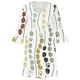 thumbnail image 3 of Gibobby Vestido casual de punto para mujer Vestidos de verano para mujer para 2022 Vestido de estilo étnico Adorno de encaje Cuello en V Vestido floral Impres(Blanco,XL), 3 of 5