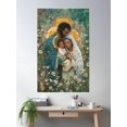 thumbnail image 2 of Sacred Sanctuary- Mary, Joseph, And The Infant Jesus - Holy Family Art Poster Wall Art, Modern Wall Decor For Living Room Bedroom, 24x36 UNFRAMED, 2 of 3