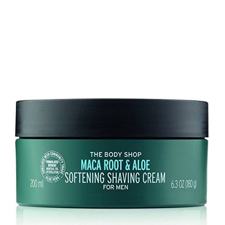 The Body Shop Maca Root & Aloe Softening Shaving Cream - (6.3 oz)Turn your morning shave into a smooth ritual