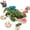 Green-Alligotar, variant on MorisMos 23.6" Talking Mother Crocodile Stuffed Animal with 3 Baby Alligators and 3 Eggs Plush Toys