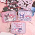 thumbnail image 2 of Sanrio Kuromi-cartera de Hello Kitty Cinnamoroll para niñas, monedero Kawaii, Pochacco, Pompón, Purin, tarjetero de juguete, 2 of 4