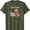 Army Green, variant on Punch The Monkey Cuddling Stuffed Animal Meme Viral Internet T-Shirt, Punch Monkey Team T-Shirt