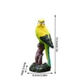 thumbnail image 2 of Decorations Statue Sculpture with Resin Parrot Ornament,Hand-Painted with Vibrant Colors, Durable Material for Outdoor Use, Enhances Spaces with Artistic Touch, 2 of 6