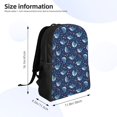 thumbnail image 4 of Balery Cartoon Sharks2 Mochila - Mochila Estilosa y Duradera para Laptop de 15 Pulgadas con Tela Oxford Impermeable, 4 of 8