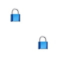 thumbnail image 4 of Candado Codificado Speravity de 4 Dígitos Corto Azul 2Conjunto, 4 of 6
