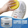 thumbnail image 2 of 100g White Shoes Cleaning Cream Multi-functional Pasty Cleaner With Wipe Stains Remover Cleansing Maintenance Of Sports Shoes, 2 of 5