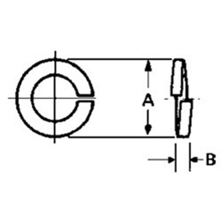

AMZ Clips And Fasteners 100 #10 Medium Split Washers 18-8 Stainless