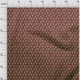 thumbnail image 3 of oneOone Cotton Cambric Maroon Fabric Christmas Dress Material Fabric Print Fabric By The Yard 42 Inch Wide, 3 of 5