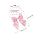 thumbnail image 2 of Corbata de moño preatado ajustable de color sólido para mujeres INSPIRE CHIC en rosa, 2 of 5