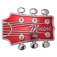 thumbnail image 1 of Accesorio de hebilla de cinturón occidental de moda piezas de música de guitarra Texas para hombres y mujeres Rojo Yuyangstore Hebilla del cinturón, 1 of 8
