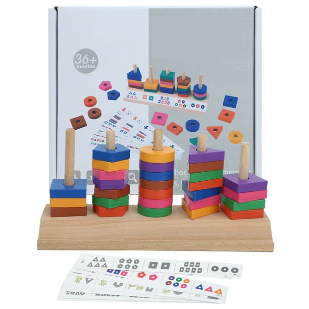 Juguete A Juego Con Forma Geométrica Juguete A Juego Con Forma De Madera Juguete A Juego Juguetes A Juego Forma Geométrica A Juego Con El Color Enseñanza De Madera Juguetes A