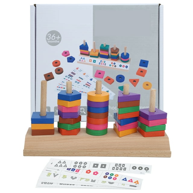 Juguete A Juego Con Forma Geométrica Juguete A Juego Con Forma De Madera Juguete A Juego Juguetes A Juego Forma Geométrica A Juego Con El Color Enseñanza De Madera Juguetes A