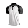 thumbnail image 2 of Men's Mesh Breathable Polo Shirt Short Sleeve Classic Fit Quick Dry Golf Shirt for Casual Office Outdoor XL, 2 of 7