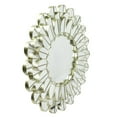 thumbnail image 4 of Northlight 31" Champagne Gold Sunflower Round Wall Mirror, 4 of 4