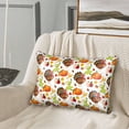 thumbnail image 3 of Bingfone Thanksgiving Turkey Print Satin Pillowcase for Hair - Standard Size with Zipper Silky & Soft Pillow Covers,20x30 inches, 3 of 8