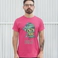 thumbnail image 3 of Tee Hunt Need to Unwind T-shirt Funny Halloween Zombie Trick-or-Treat Men's Tee, Hot Pink, 3X-Large, 3 of 5