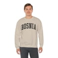 thumbnail image 6 of Bosnia Sweatshirt Gifts Crew Neck Shirt Long Sleeve Unisex, 6 of 7