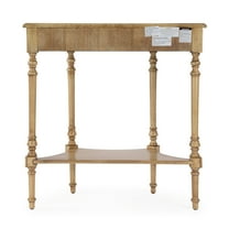 Butler Specialty Company Danelle 30" Demilune Wood Console Table - Beige