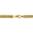 thumbnail image 3 of Real 14kt Yellow Gold 9.3mm Semi-Solid Miami Cuban Chain Chain ; 9 inch; Lobster Clasp; for Adults and Teens; for Women and Men, 3 of 4
