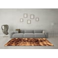 thumbnail image 3 of Ahgly Company Indoor Rectangle Abstract Orange Modern Area Rugs, 2' x 3', 3 of 4