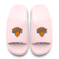thumbnail image 2 of Unisex ISlide Pink New York Knicks Primary Motive Slide Sandals, 2 of 5