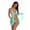 Green, variant on Puntoco Lingerie for Women Front Closure Babydoll Lace Chemise V Neck Mesh Sleepwear Red XL(XL)