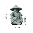 thumbnail image 3 of veasfak Aquarium Ancient Chinese Poetry Characters Statue Moderate, 3 of 9