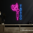 thumbnail image 4 of Glowneon Attractive Tattoo Shop Signboard, Tattoo Neon Light Wall Art, 4 of 5