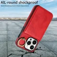 thumbnail image 4 of For Samsung S24 Plus phone case, Leather wallet case+metal magnetic buckle shock-absorbing ring bracket to protect the phone leather case, 4 of 5