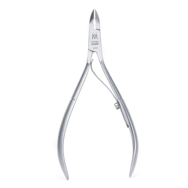 GERMANIKURE Professional Cuticle Nipper in Leather Case, Double