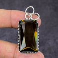 thumbnail image 2 of Natural Honey Topaz Gemstone Handmade 925 Sterling Silver Pendant 2.01", 2 of 2
