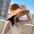 thumbnail image 4 of CoCopeanut Modern Double Sided Bucket Hat Hiking Climbing Hunting Fishing Outdoor Protection Caps Women's Summer Sun Hat Women Panama Gift, 4 of 6