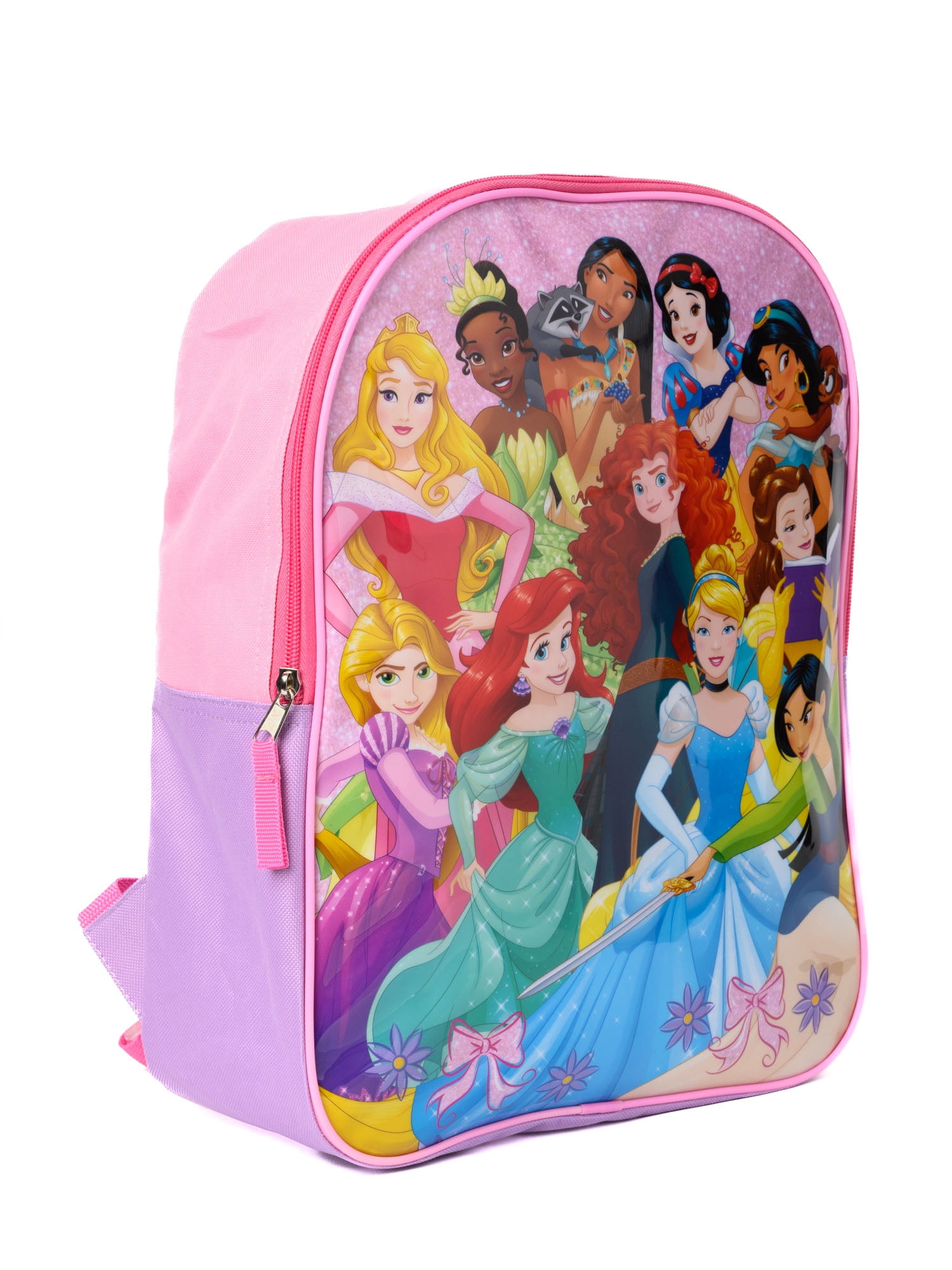 Disney Princess SCHOOL INSULATED SOFT LUNCH BAG CINDI ARIEL BELLE RAPUNZEL  PINK