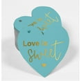 thumbnail image 2 of Inkdotpot Real Gold Foil Love Is Sweet Wedding Tag Favor Hang Paper Tag 100 Pieces, 2 of 8