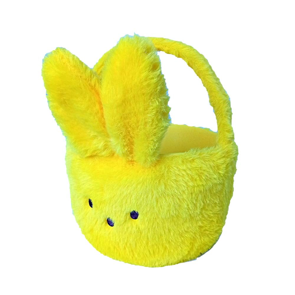 Peeps Bunny Yellow Plush Easter Basket