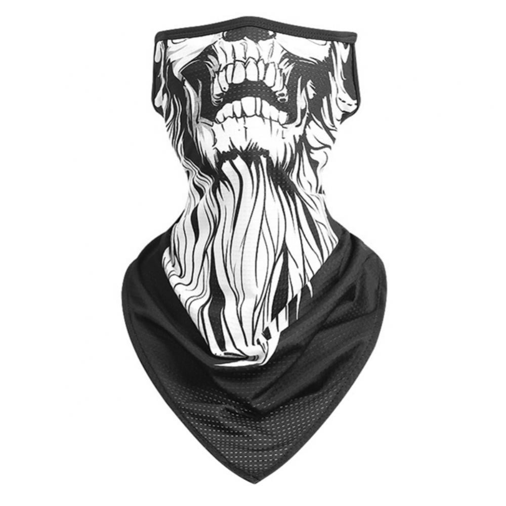 Neck Gaiter Face Mask, UV Sun Protection Halloween Skull Bandana Face