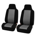 thumbnail image 3 of FH Group Classic Two Tone Universal Seat Covers Fit For Car Truck SUV Van - Full Set, 3 of 8